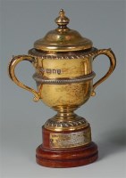Lot 799 - *'The Whitbread Gold Cup' 1962 silver gilt...