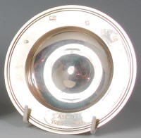 Lot 801 - *A silver small Armada dish, inscribed 'Ascot...