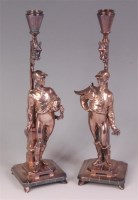 Lot 806 - *A pair of Meridian Company of the USA silver...