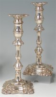 Lot 837 - A pair of mid-18th century style silver...
