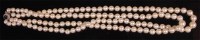 Lot 975 - A ladies knotted and graduated pearl double...