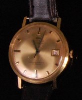 Lot 1012 - A gents Systema 18ct gold cased wristwatch,...