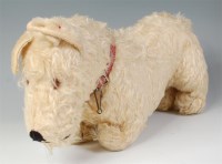 Lot 1026 - A vintage Steif mohair dog, in standing pose...