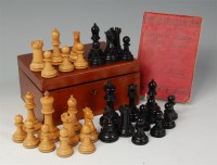 Lot 1031 - The Staunton Chessmen by J Jaques & Son Ltd of...