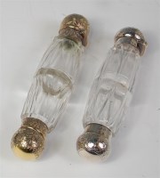 Lot 1055 - A late Victorian faceted clear glass...