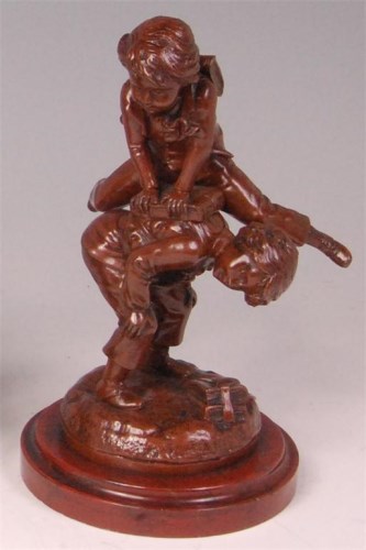 Lot 1072 - Charles Georges Ferville-Suan (Fr.1847-1925) -...