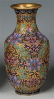 Lot 1116 - A circa 1900 Chinese cloisonné vase, of...