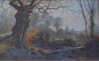 Lot 1178 - Edwin Steele (1803-1871) - Rural landscape...