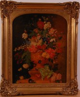 Lot 1192 - # 18th century school - Still life with...