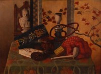 Lot 1214 - Walter Dexter (1876-1958) - The Smokers table,...