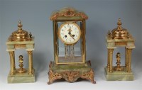 Lot 1242 - A late 19th century French gilt brass and...