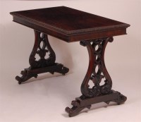 Lot 1339 - A Victorian rosewood centre table, by G R...