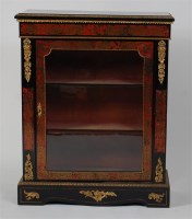 Lot 1345 - A 19th century ebonised boullework pier...