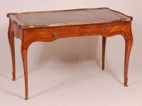 Lot 1297 - A French Louis XV style kingwood and brass...