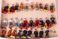 Lot 320 - 29x assorted painted plastic passengers and...