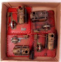 Lot 172 - 4 assorted Mamod stationary steam engines, all...