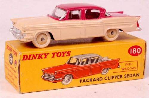 Lot 2010 - Dinky Toys, 180 Packard Clipper Sedan, cerise...