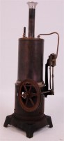Lot 30 - Unidentified large vertical steam engine,...