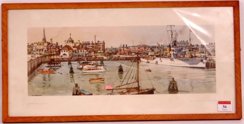 Lot 36 - FW Baldwin, reframed carriage print depicting...