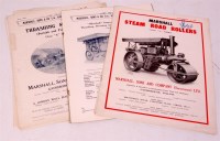 Lot 62 - 5 Marshall Gainsborough brochures and approx...