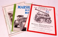 Lot 64 - 9 Marshall Gainsborough brochures relating to...