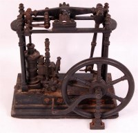 Lot 77 - A very unusual cast iron and gun metal model...