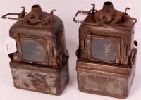 Lot 102 - A pair of good condition BR (M) signal lamp...