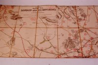 Lot 146 - RCH railway map of London dated 1899 - front...