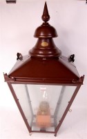 Lot 163 - Large lantern by Hetherington Birmingham for...