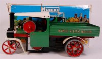 Lot 89 - Mamod SW1, steam wagon, green, white and red...