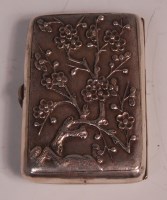 Lot 662 - A Chinese silver cigarette/cheroot case,...