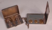 Lot 492 - An Edwardian silver pocket sovereign case, the...