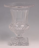 Lot 444 - The Goodwood Cup 1977 cut crystal compagna urn,...