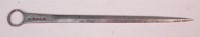 Lot 489 - An early Victorian silver meat skewer, with...
