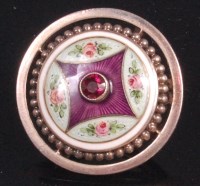 Lot 505 - A circa 1900 French silver guilloche enamel...