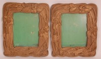 Lot 641 - A pair of Japanese Art Nouveau carved giltwood...