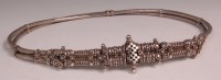 Lot 654 - A mid-20th century Indian heavy silver belt,...