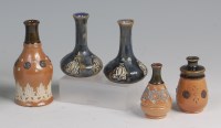 Lot 81 - A collection of five Royal Doulton glazed...
