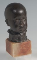 Lot 33 - Just Andersen (Danish 1884-1943) - A patinated...