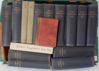 Lot 48 - 2 boxes of various hardback and leather bound...