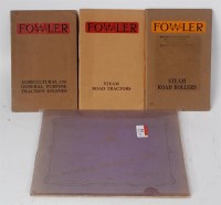 Lot 55 - 4 manufacturers catalogues relating to the...