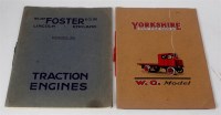 Lot 57 - 20th century steam engine catalogue group to...