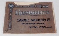 Lot 61 - A Savage Brothers Ltd illustrated catalogue,...