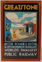 Lot 68 - Circa 1930 'Greatstone' Art Deco railway...