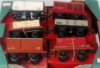 Lot 327 - 6x Hornby 1954-7 BR boxed wagons including...