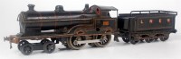 Lot 458 - 1919-23 Bing for Bassett Lowke 3-rail electric...
