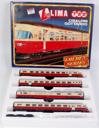Lot 771 - A Lima H0 4 coach 'Cisalfin Gottardo TEE'...