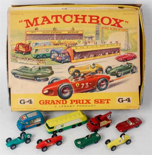 Lot 2331 - Matchbox, gift set 4, Grand Prix set,...