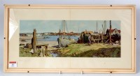 Lot 12 - A railway carriage print, framed and glazed,...