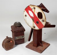 Lot 26 - An LNER ground signal complete with cast iron...